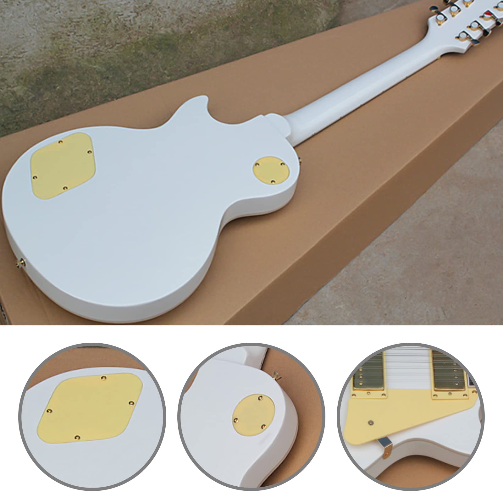 Amazon.com: ECSiNG Set of 3PCS LP Pickguard Control Backplate